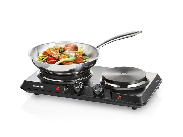 SILVERCREST® KITCHEN TOOLS Doppelkochplatte »SDK 2500 D1«, 2500 W Nur für heute