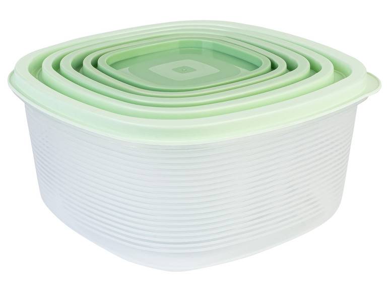 ERNESTO® Vorratsdosen-Set, 5-teilig, stapelbar Clearance-Verkauf