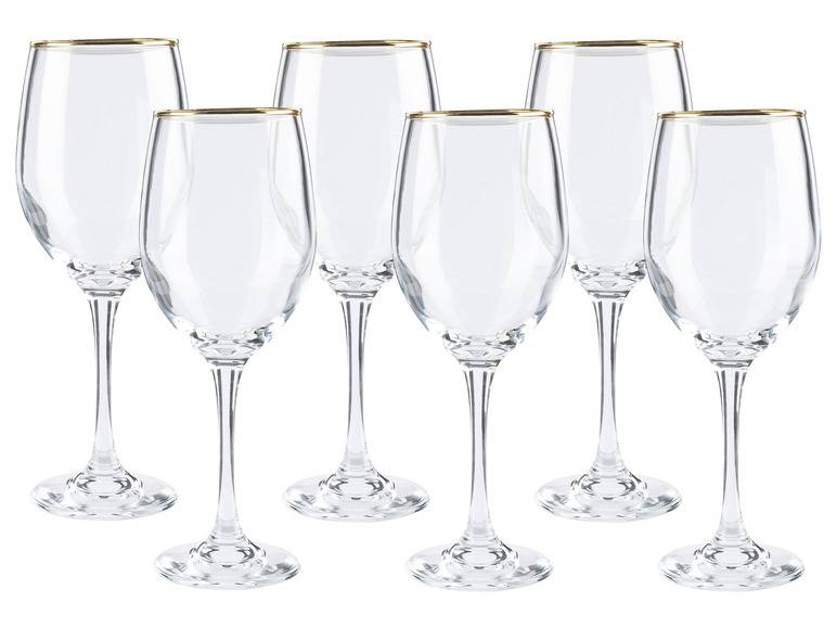 ERNESTO® Glas Set, 6-teilig, mit Goldrand Rabatte dieses Monats