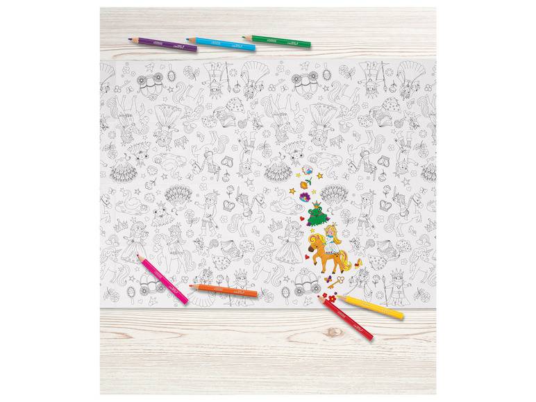 crelando® XXL-Poster \ Ausmalblock \ Sticker, inkl. 8 Mini-Buntstifte Hotsell