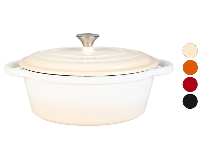 LIVARNO home Gusseisen-Bräter, mit Drop-System, 3,8 l Weihnachtsangebot