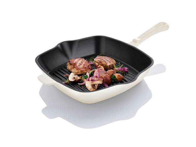LIVARNO home Gusseisen-Grillpfanne, mit beidseitigem Ausgießer Osterangebot