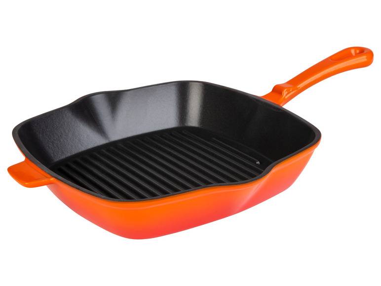 LIVARNO home Gusseisen-Grillpfanne, mit beidseitigem Ausgießer Osterangebot