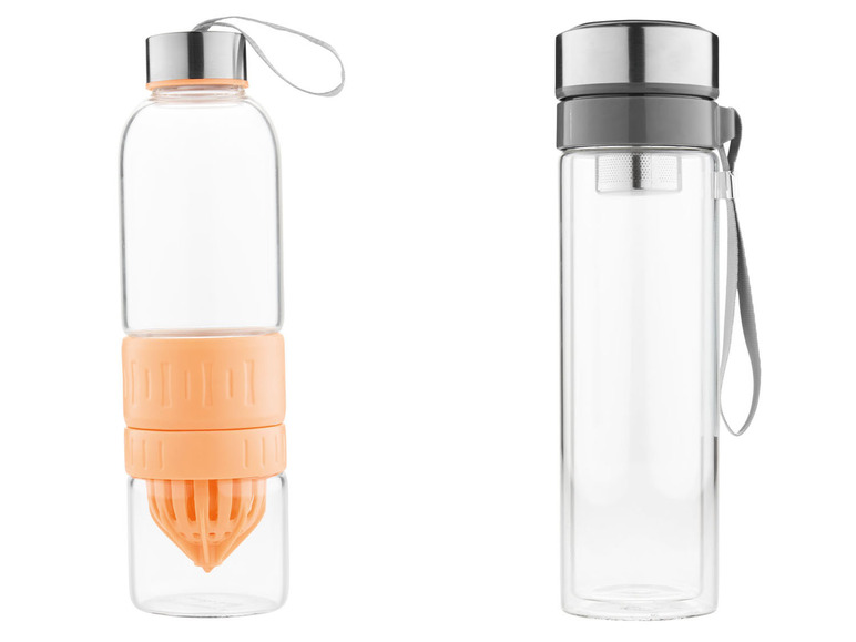 ERNESTO® Trinkflasche mit Zitruspresse/ Trinkflasche mit Infuser Große Rabatte