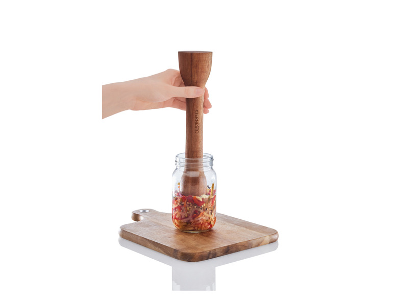 ERNESTO® Fermentier-Holzstampfer \ Fermentier-Glasgewichte Kostenlose Rückgabe