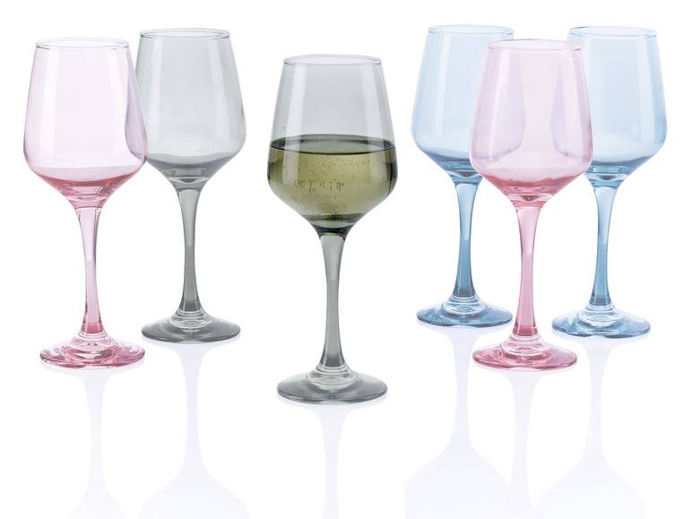ERNESTO® Wein- / Wassergläser-Set, Bunt, 6 Stück Bis zu 55% Rabatt