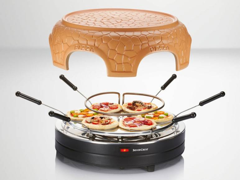 SILVERCREST® KITCHEN TOOLS Pizzaofen »SPO 910 A1«, für 6 Personen Nur noch ein Tag übrig