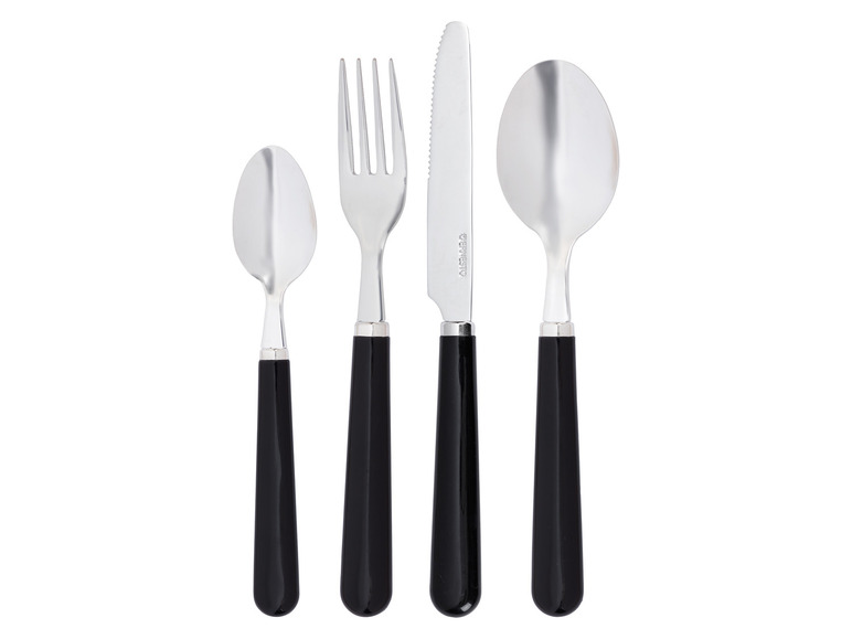 ERNESTO® Edelstahl-Besteck-Set, 24-teilig Riesige Rabatte