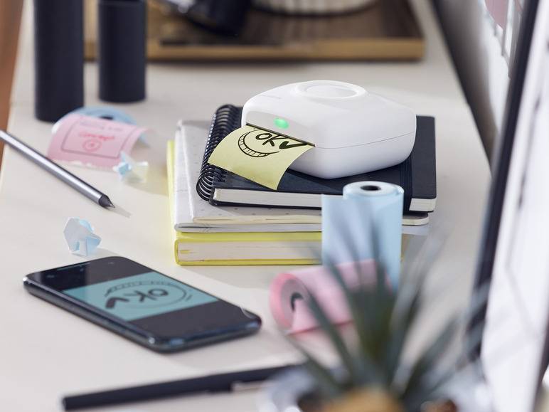 SILVERCREST® Fotopapier, 3 Stück, für Mini Pocket Printer Speichern exportieren