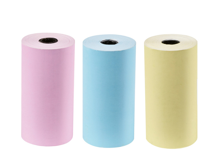 SILVERCREST® Fotopapier, 3 Stück, für Mini Pocket Printer Speichern exportieren
