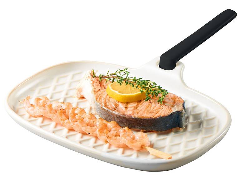 GRILLMEISTER Grillschalen-Set / Grillplatte, mit abnehmbarem Griff Exklusivangebot