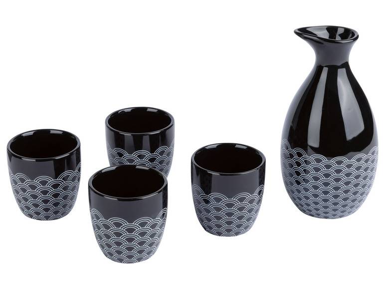 ERNESTO® Sake-Set, 5-teilig, Steingut Vatertagsangebot