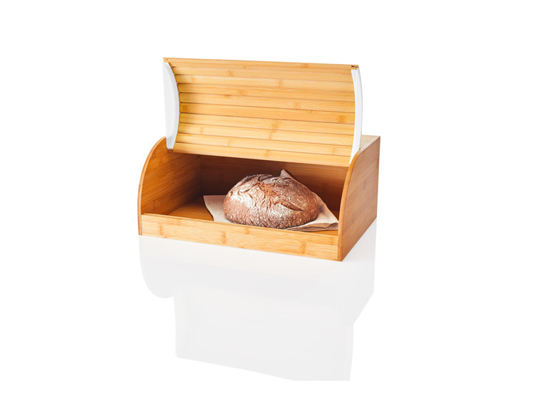 ERNESTO® Bambus-Brotkasten, mit Klappdeckel Online Outlet