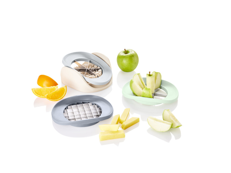 LIVARNO home Reiben-Set \ Obstschneider-Set, 4-teilig Riesige Ersparnisse