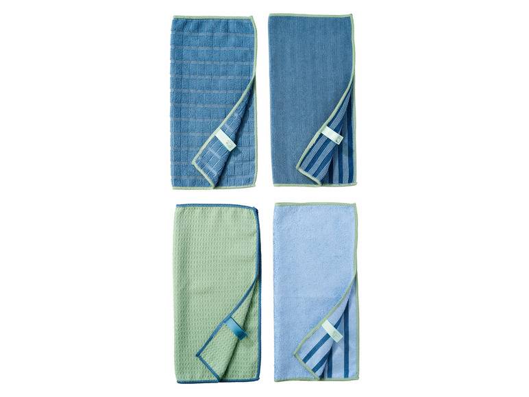 LIVARNO home Mikrofasertücher-Set, 4 Stück VIP-Rabatte