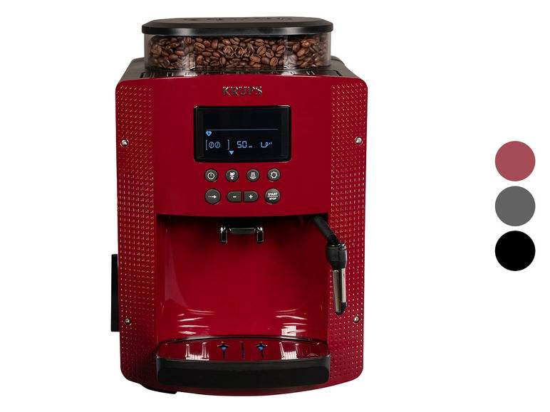 Krups Kaffeevollautomat EA8155/EA81P0/EA8155.70, Brühgruppe aus Metall Letzte 3 Tage