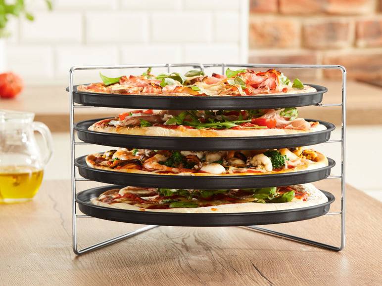 zenker Pizzabäcker-Set, Ø 29 cm, 5-teilig Im Verkauf
