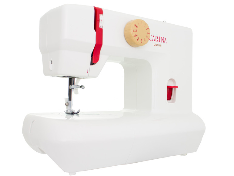 Carina Mechanische Nähmaschine »Junior«, Einsteigermodell, 6 Stichprogramme, mit Hülle zollfrei