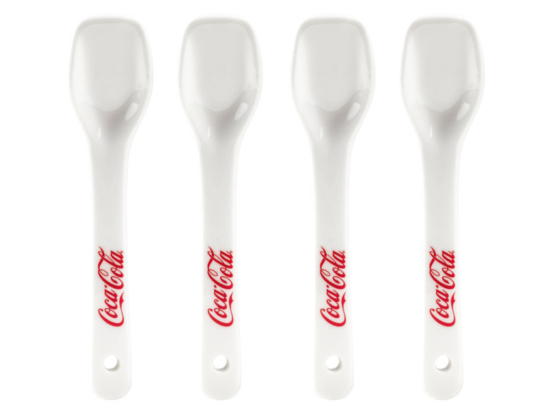 Coca Cola Eisbecher mit Löffeln, 4er Set Online
