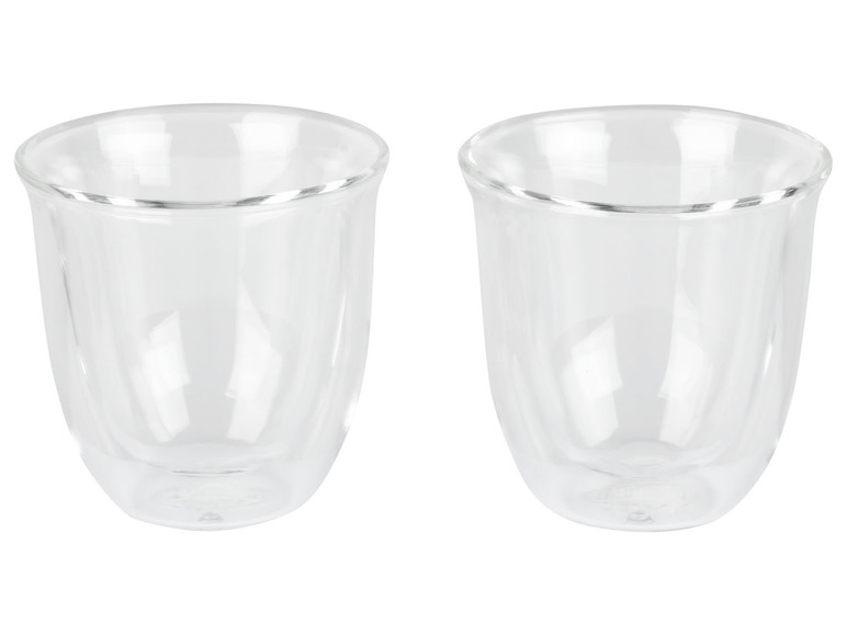 Delonghi Espresso Gläser, 90 ml, 2er Set Großer Ausverkauf