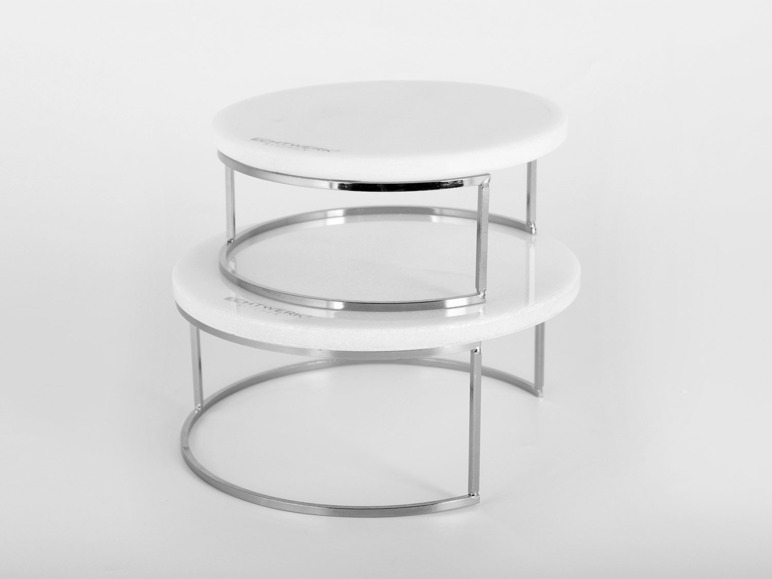 ECHTWERK Etagere Marmor, 2 stöckig, ideal zum Servieren Rabatt