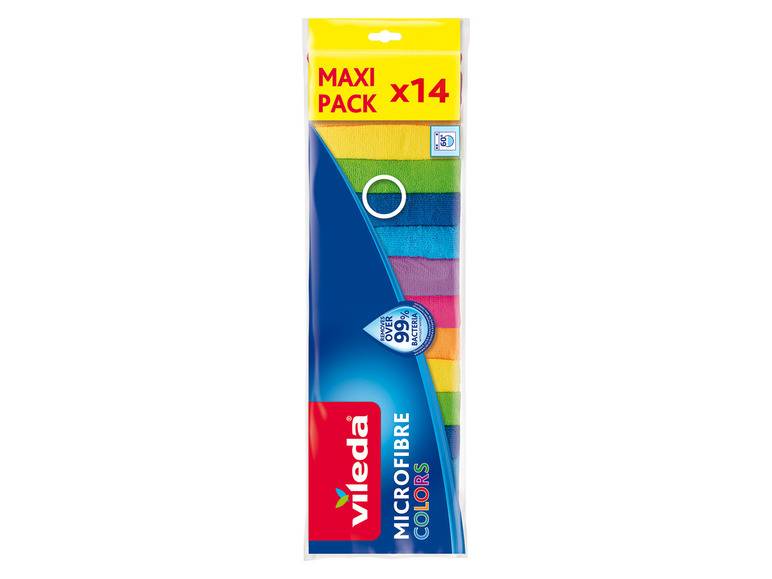 Vileda Microfaser Allzwecktuch Colors 14er Wochenangebot