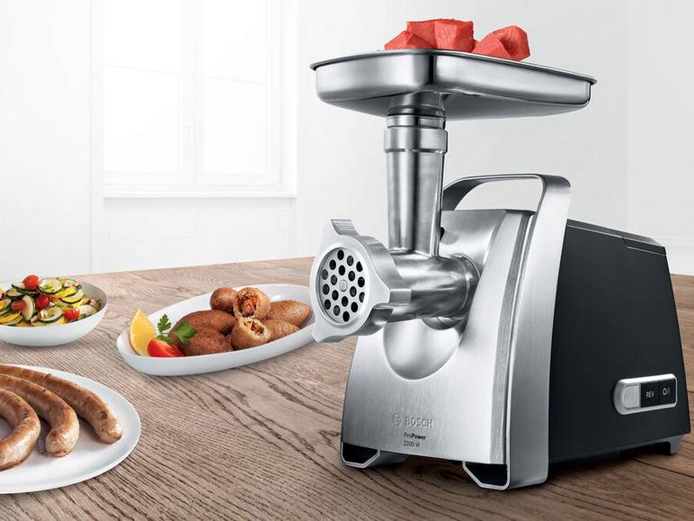 BOSCH Fleischwolf, ProPower MFW68640, 2200 W Begrenzte Freigabe