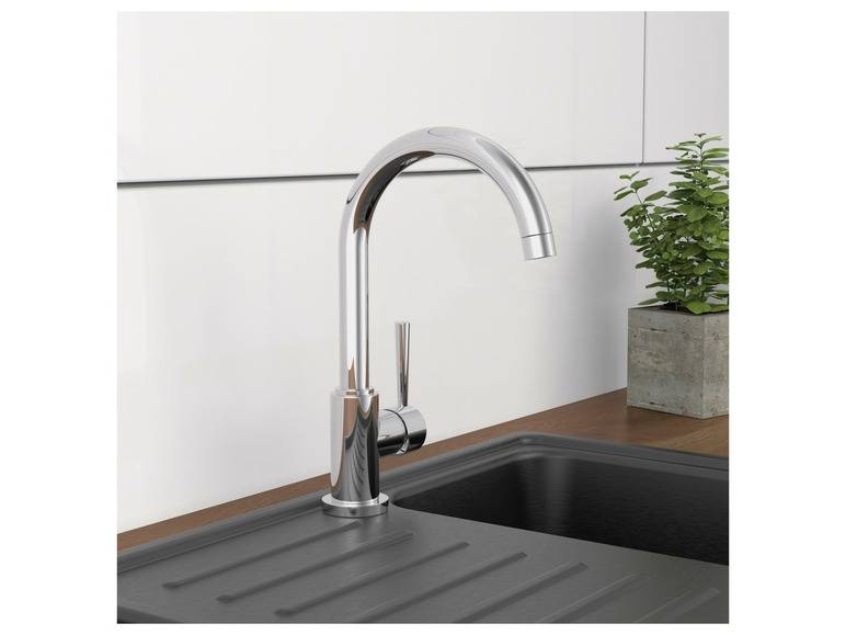 Schütte Küchenarmatur »CORNWALL«, Niederdruck Armatur Küche, 360° Wasserhahn Küche Fabrikladen