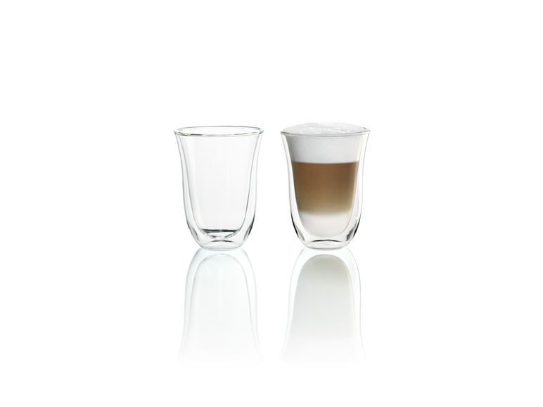 Delonghi Latte Macchiato Gläser, 220 ml, 2er Set Black Friday Preise