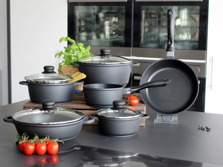 ELO Basic Topfset Black Cast Aluguss Induktion 6 teilig Exklusivangebot