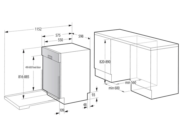 gorenje Geschirrspüler »GI642E90«, 13 Maßgedecke Limitierter Zeitrabatt