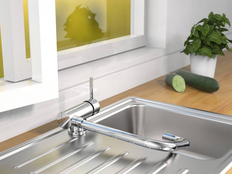 Eisl Küchenarmatur »FLEXO«, Wasserhahn Küche für Unterfenster-Montage Große Rabatte