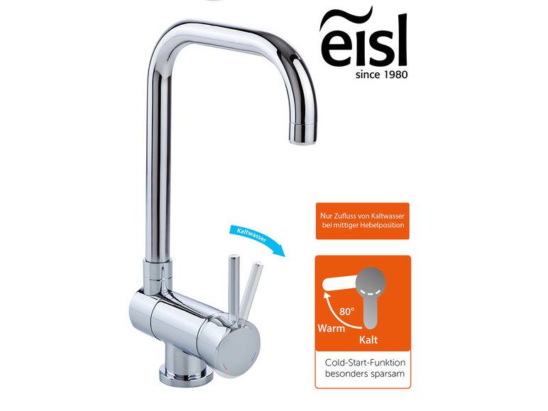 Eisl Küchenarmatur »FLEXO«, Wasserhahn Küche für Unterfenster-Montage Große Rabatte