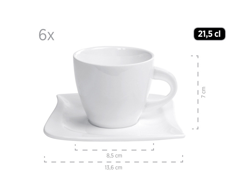 MÄSER Kaffeeservice »La Musica«, 18-teilig, aus Porzellan VIP-Rabatte