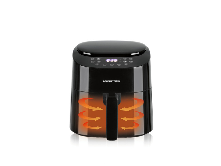 GOURMETmaxx Heißluft-Fritteuse Digital, 4,5 l, 1400 W Super Sparpreis
