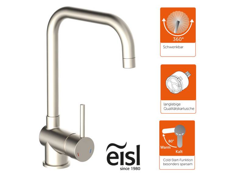 Eisl Küchenarmatur »Futura«, mit Cold-Start Funktion Nur für heute