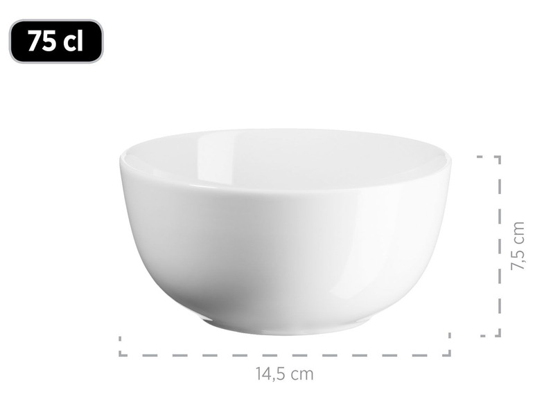MÄSER Serie Barca, Frühstücks-Geschirr für 6 Personen, 18-tlg. Set, Porzellan Sonderangebot der Fabrik
