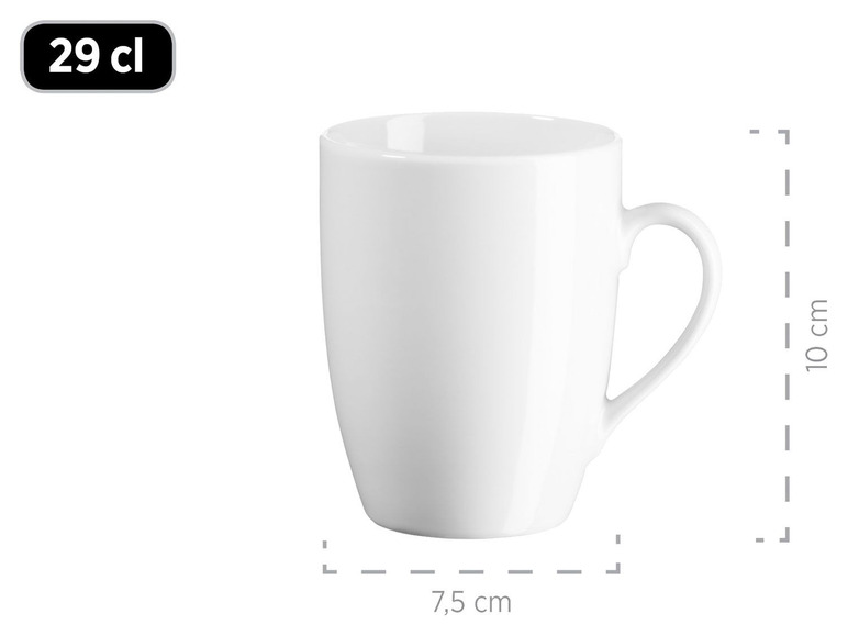 MÄSER Serie Barca, Frühstücks-Geschirr für 6 Personen, 18-tlg. Set, Porzellan Sonderangebot der Fabrik