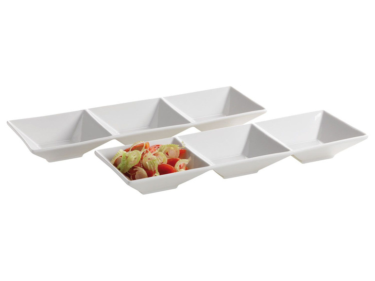 MÄSER Serie Trendy Line, Kabarett 3-geteilt, 27,5 x 9 cm, im 2er-Set 50% Rabatt mit kostenlosem Versand