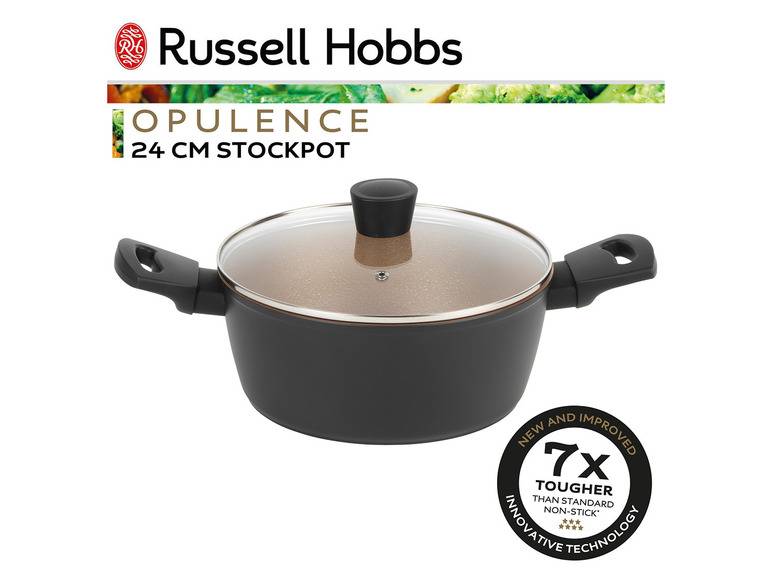 Russell Hobbs Aluminium Topf Opulence Collection Schwarz/Gold Fabrikladen