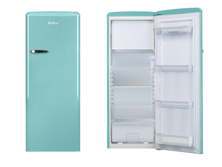 Amica Retro Kühl-Gefrierkombination »KSR 34 64 150TRB« Outlet