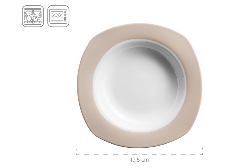 MÄSER Geschirr-Set »Nela«, beige/braun/weiß, 30-teilig Fabrikverkauf