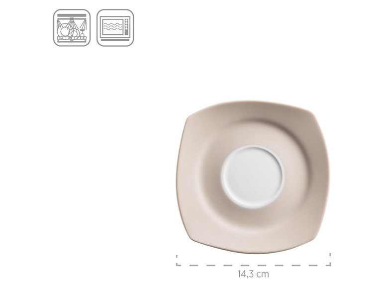 MÄSER Geschirr-Set »Nela«, beige/braun/weiß, 30-teilig Fabrikverkauf
