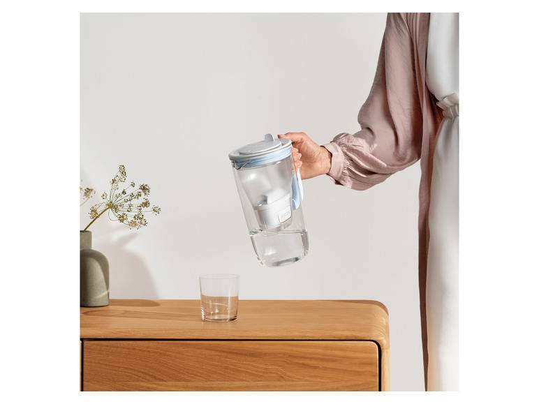 BRITA Glas hellblau inkl. 1x MAXTRA PRO ALL-IN-1 Filterkartusche Fabrikpreis