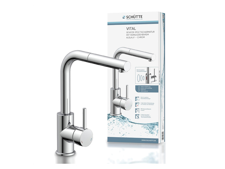 Schütte Küchenarmatur »VITAL«, Sensorarmatur Begrenztes Angebot