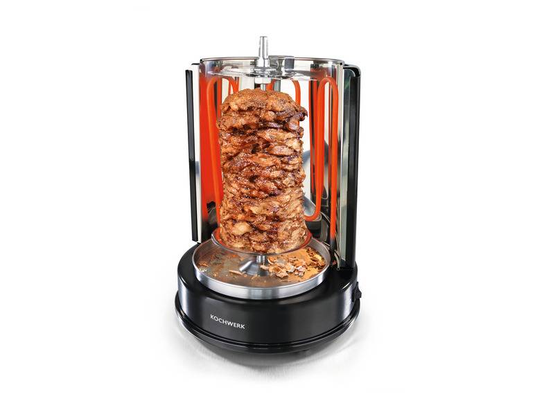 RACHS KOCHWERK Dönergrill 1400 W schwarz Osterangebot