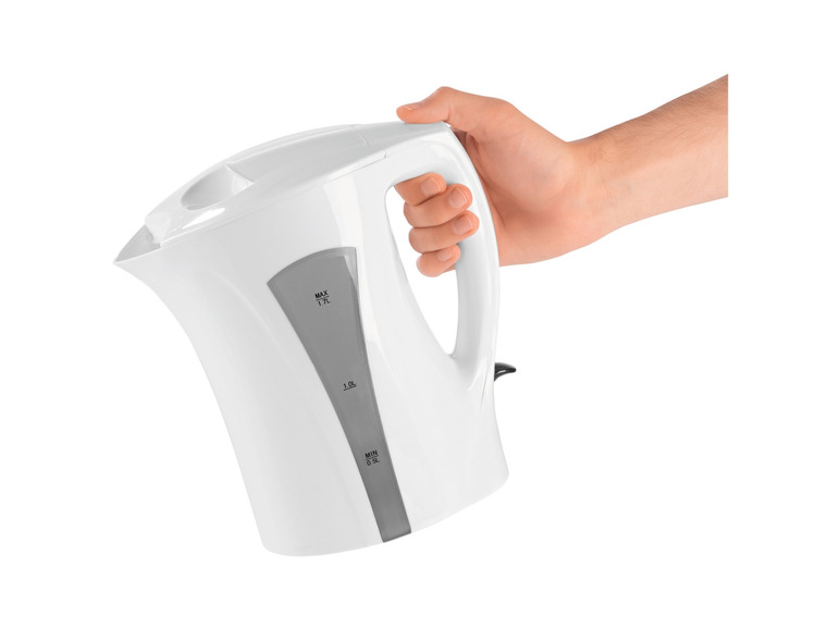 GOURMETmaxx Wasserkocher 1,7 l 2200W weiß/grau Wochenangebot