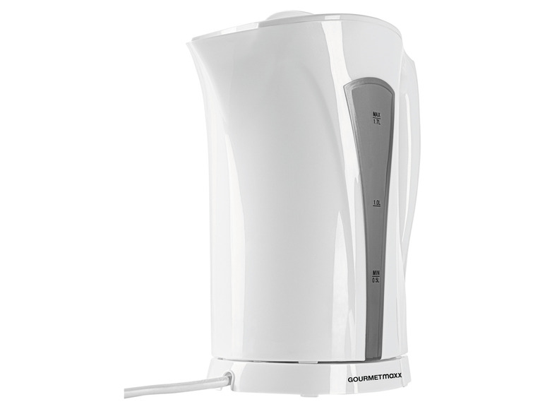 GOURMETmaxx Wasserkocher 1,7 l 2200W weiß/grau Wochenangebot