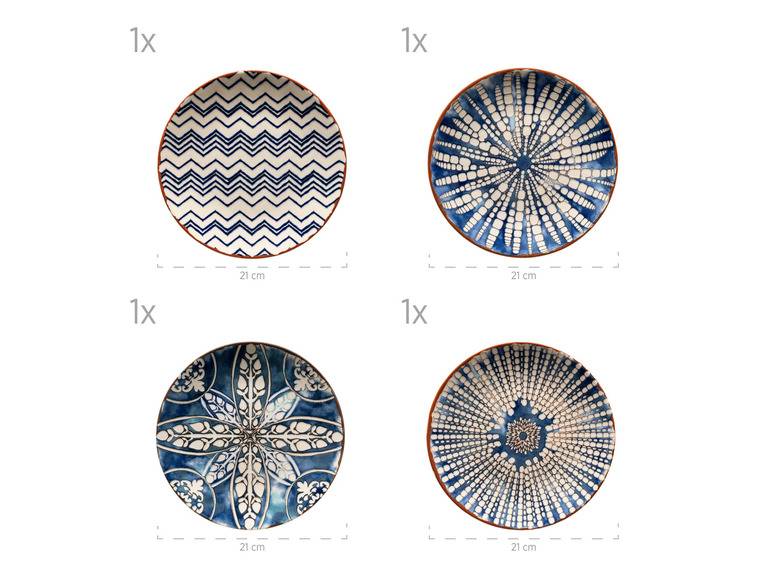 MÄSER Teller-Set »Iberico Blue«, 12-teilig, 4 Designs Vierteljährliche Förderung