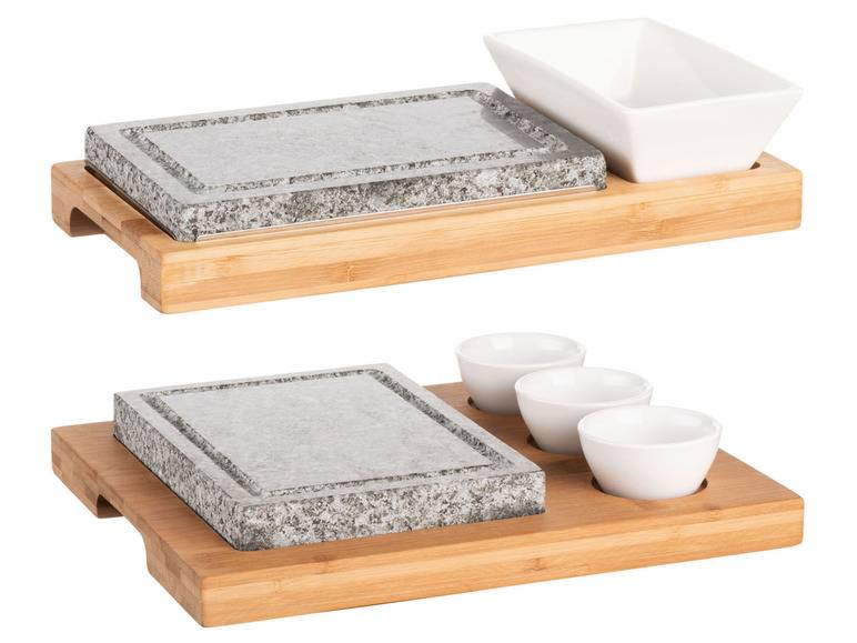 MÄSER Heißer Stein Set, mit Bambus-Servierplatte Top Angebot